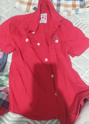 Erkek Kısa Kollu Kareli Gömlek - Görsel 10