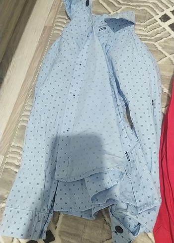 Erkek Kısa Kollu Kareli Gömlek - Görsel 3