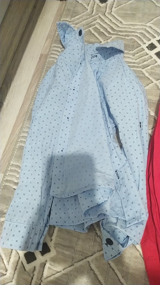 Erkek Kısa Kollu Kareli Gömlek - Görsel 3