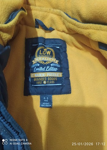 Gri Fermuarlı Erkek Çocuk Mont - Görsel 2