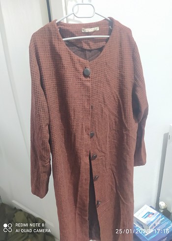 Kadın Kahverengi araboy baharlık tunik - Görsel 3