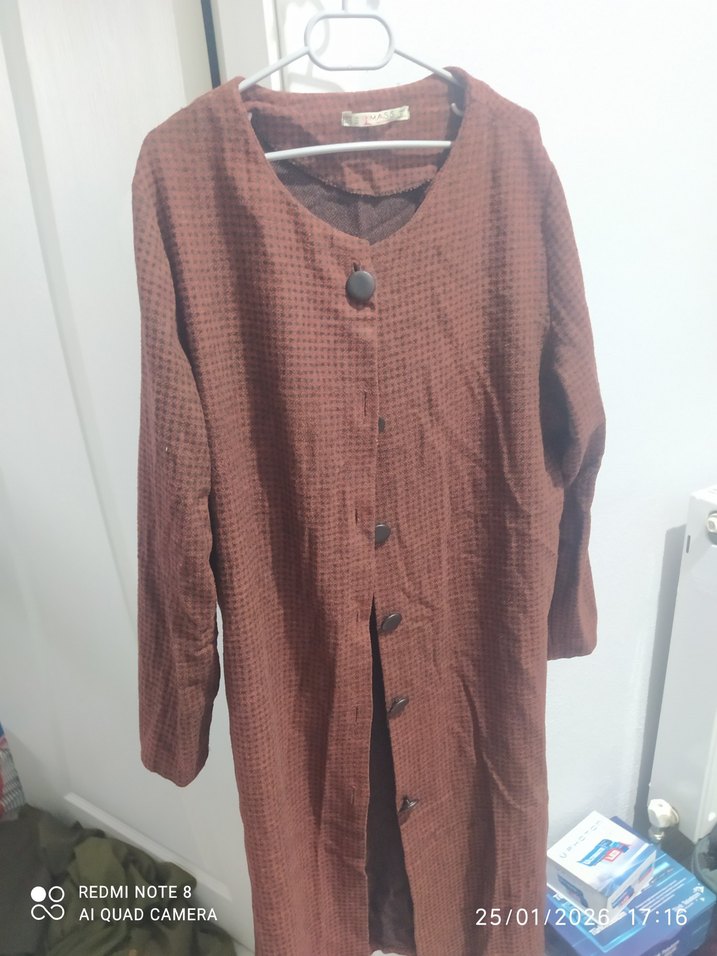 Kadın Kahverengi araboy baharlık tunik - Görsel 3