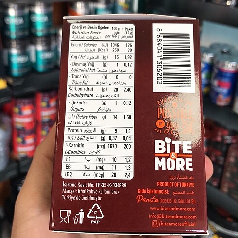  Bite More L-Carnitine Coffee