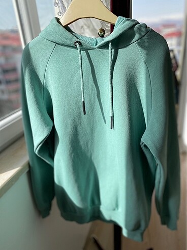 Kadın turkuaz sweatshirt