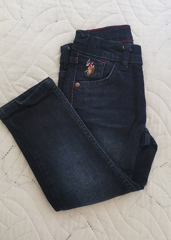 U.S Polo Assn. Erkek Çocuk Koyu Mavi Denim Pantolon