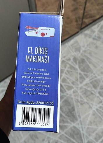 Singer el dikiş makinası 