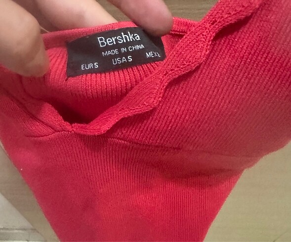 s Beden pembe Renk Bershka elbise