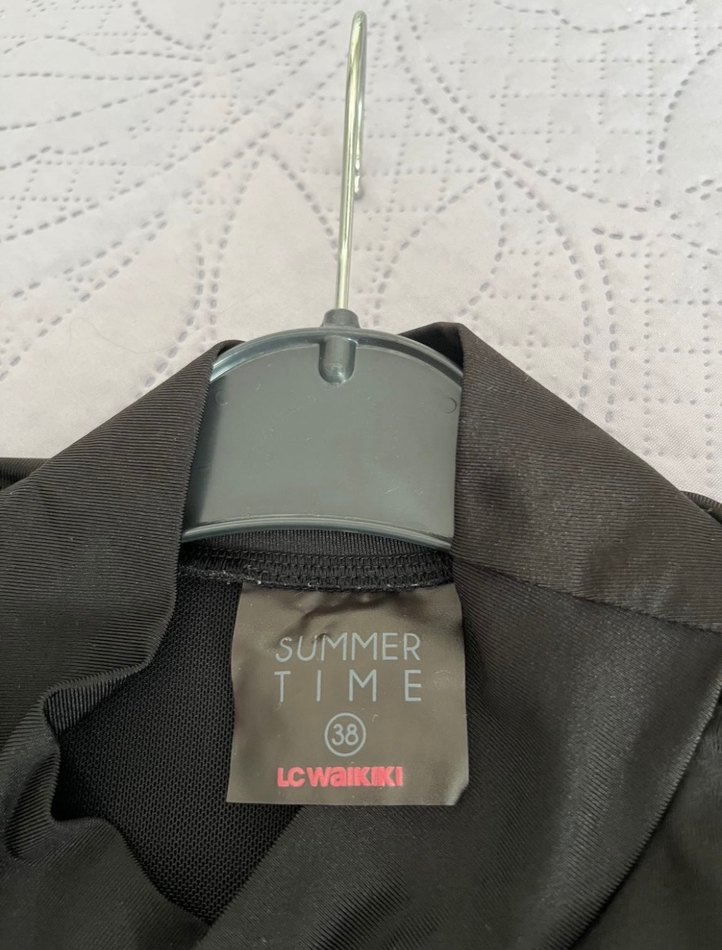 Leopar detaylı haşema ve bonesi - Görsel 3