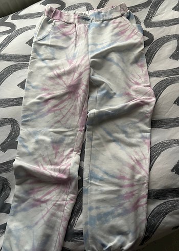 Gri Tie-Dye Hamile Eşofmanı - Görsel 2