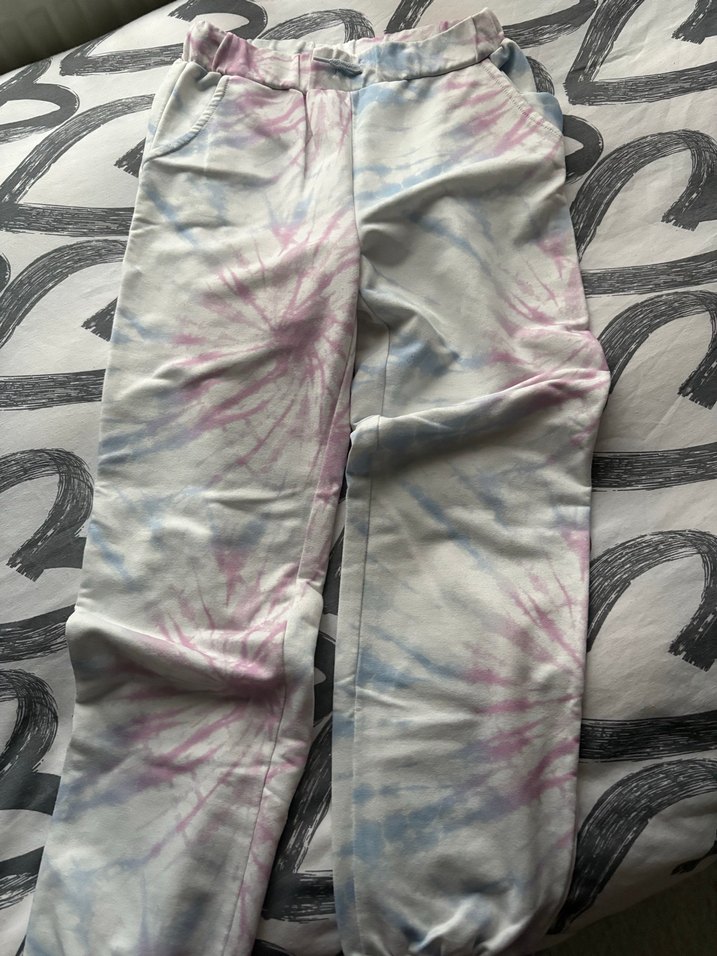 Gri Tie-Dye Hamile Eşofmanı - Görsel 2