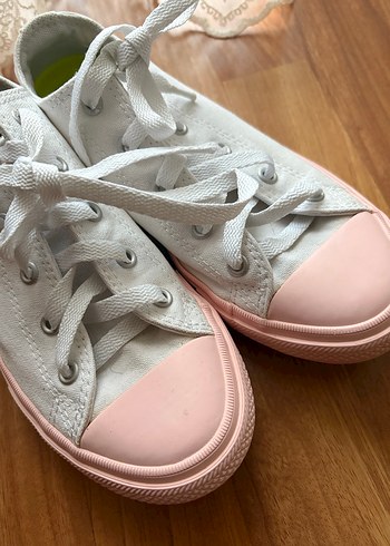 Kızlar için pembe comverce lastikli sneaker - Görsel 7