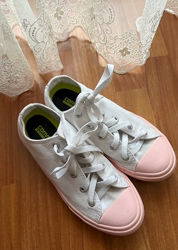 Kızlar için pembe comverce lastikli sneaker - Görsel 2