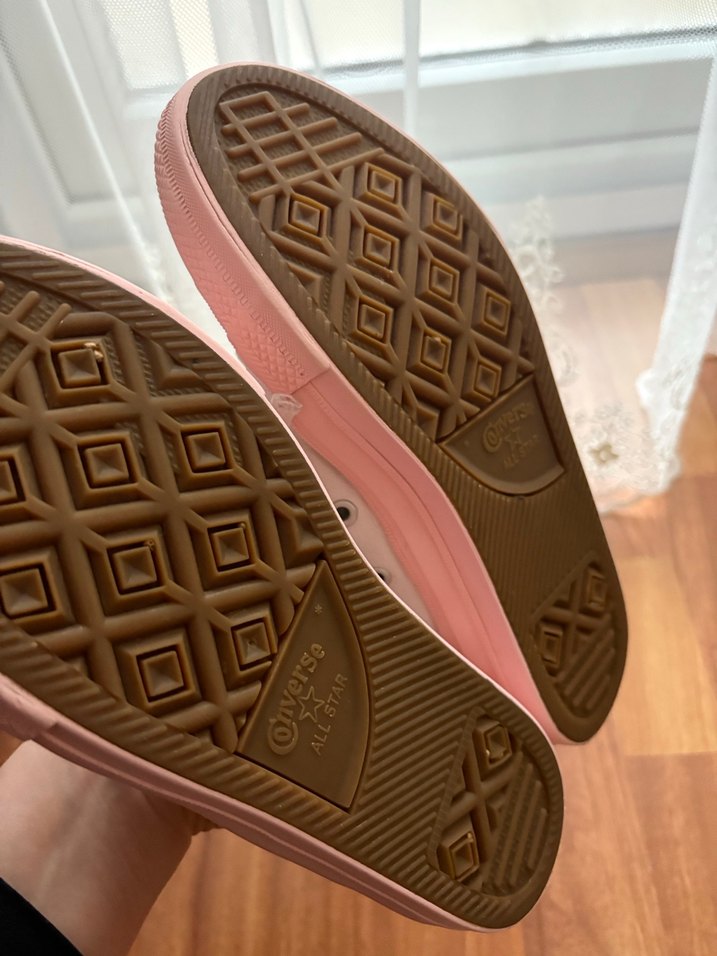 Kızlar için pembe comverce lastikli sneaker - Görsel 5