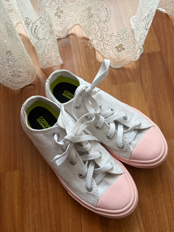 Kızlar için pembe comverce lastikli sneaker - Görsel 2