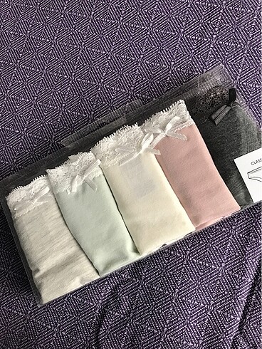 5 li paket çamaşır