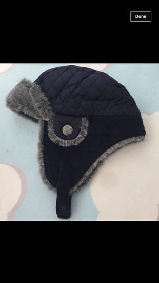 Mothercare kürklü şapka bere sıfırdan farksız