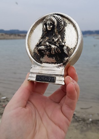 Gümüş rengi biblo - Görsel 3