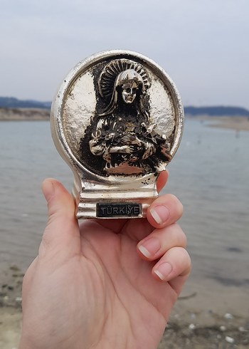 Gümüş rengi biblo - Görsel 9