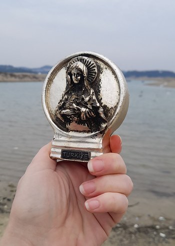 Gümüş rengi biblo - Görsel 10