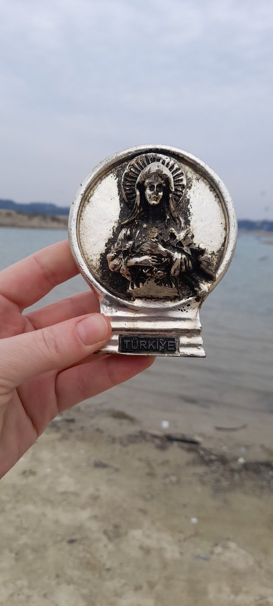 Gümüş rengi biblo - Görsel 2