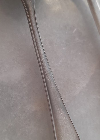 Gümüş rengi 4 adet vintage Kaşık - Görsel 9