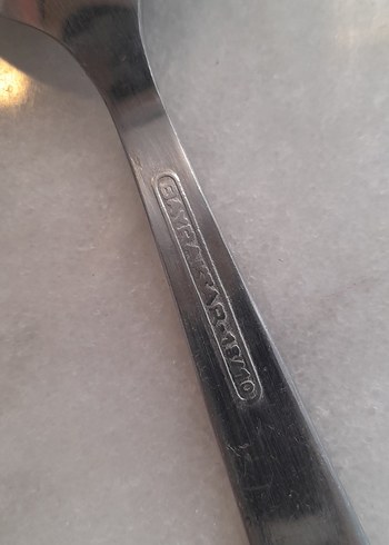 Gümüş rengi 4 adet vintage Kaşık - Görsel 8