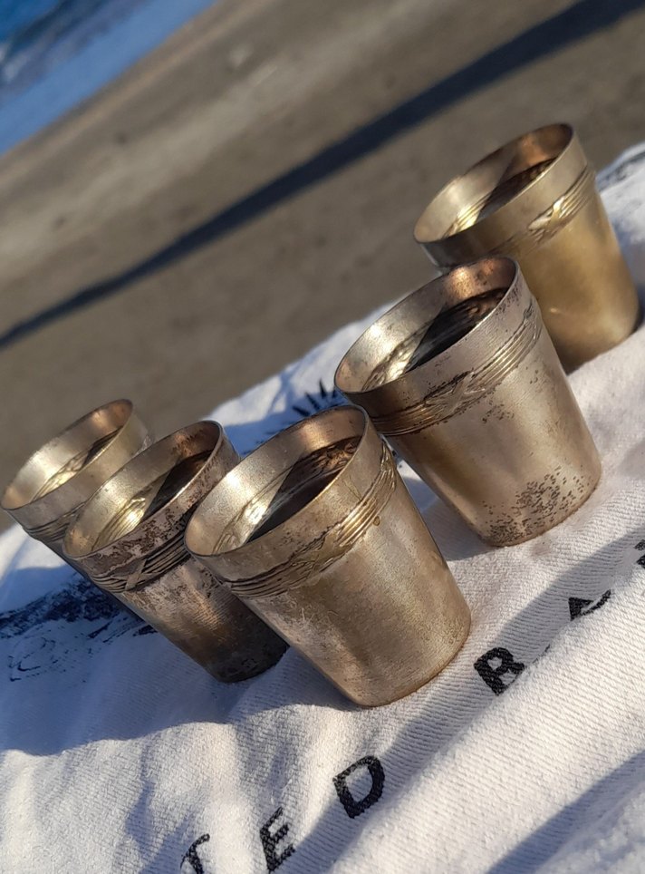 Antika kadeh takımı art nouveau - Görsel 4