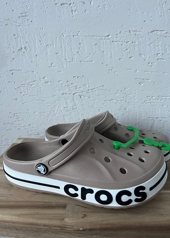 39 Beden kahverengi Renk Crocs Kadın Terlik