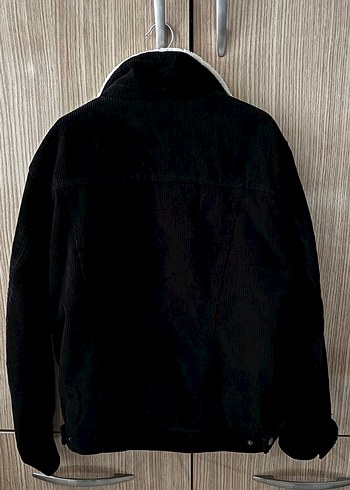 Düğmeli Siyah Erkek Polar Ceket - Görsel 3