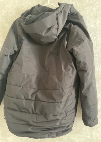 Siyah Erkek Midi Kışlık Fermuarlı Mont - Görsel 5