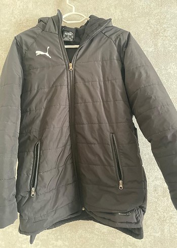 Siyah Erkek Midi Kışlık Fermuarlı Mont - Görsel 2