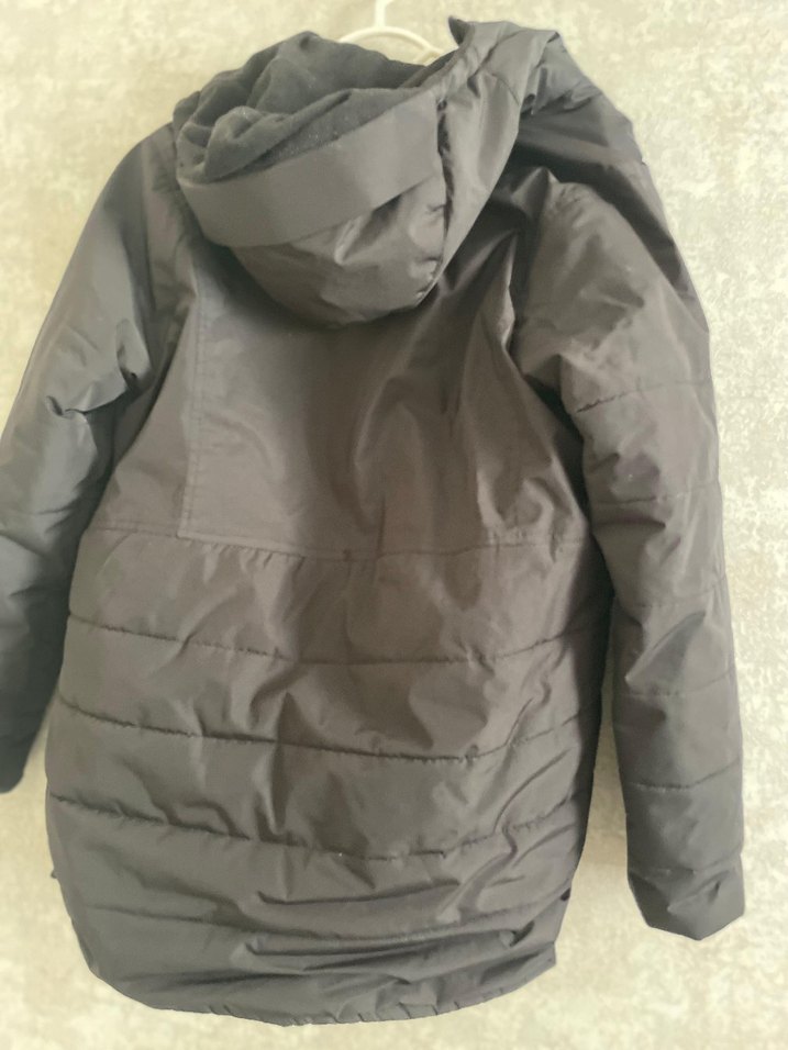 Siyah Erkek Midi Kışlık Fermuarlı Mont - Görsel 5