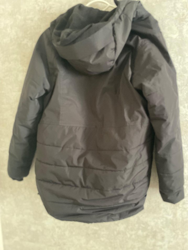 Siyah Erkek Midi Kışlık Fermuarlı Mont - Görsel 3