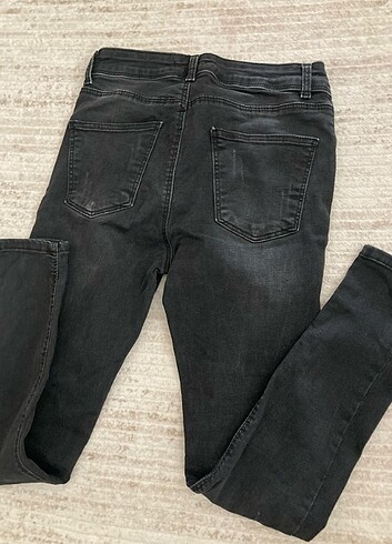30 Beden gri Renk Kadın Jean Pantolon