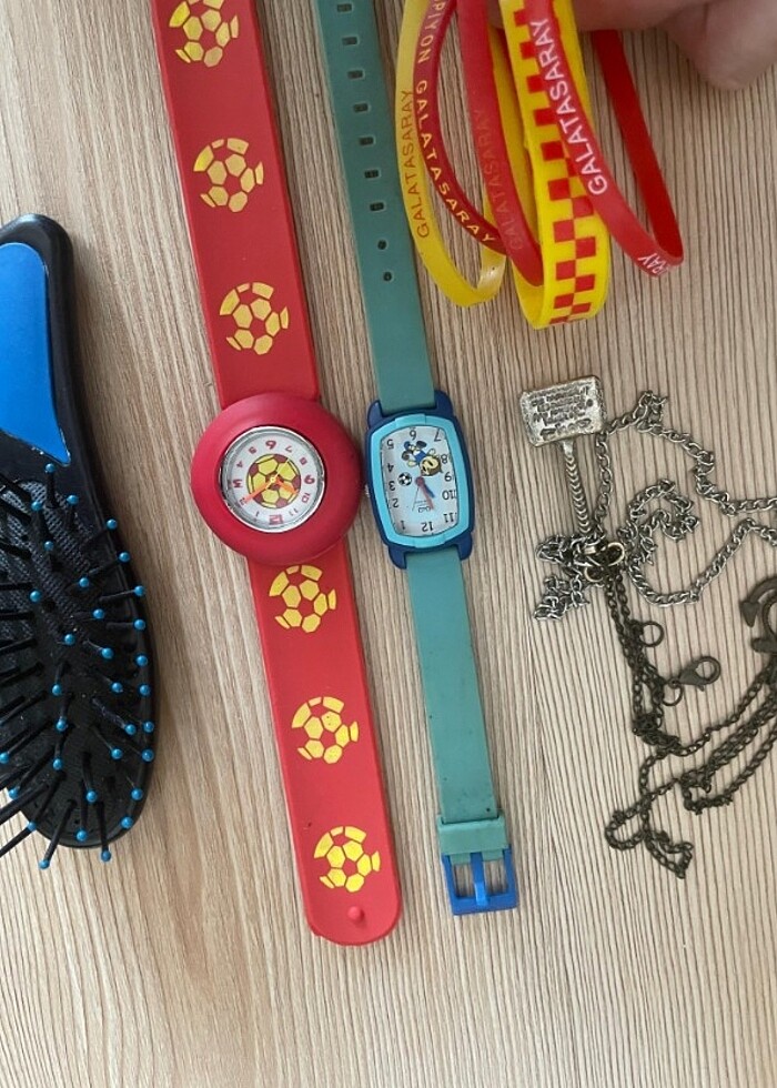 Erkek Çocuk saat bileklik kolye tarak  - Görsel 3