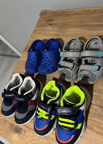 Renkli Erkek Çocuk Spor Ayakkabısı - Görsel 2