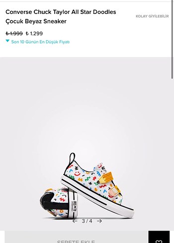 Erkek Çocuk Renkli Pop Kültür Spor Ayakkabı - Görsel 4