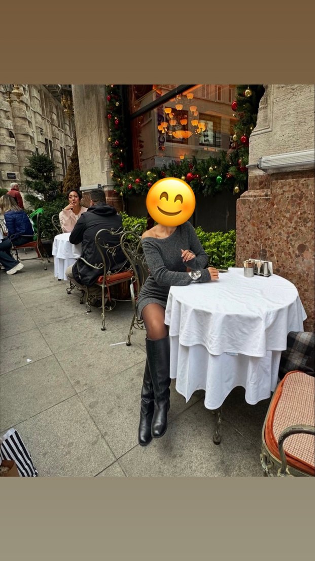 Kadın Beyaz Örgü Yün elbise - Görsel 3