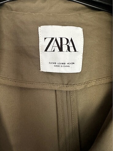 xs Beden Zara trençkot