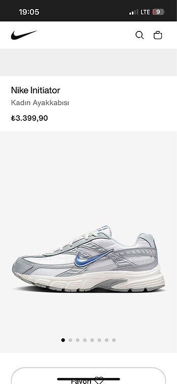 36,5 Beden gri Renk NIKE SPOR AYAKKABI