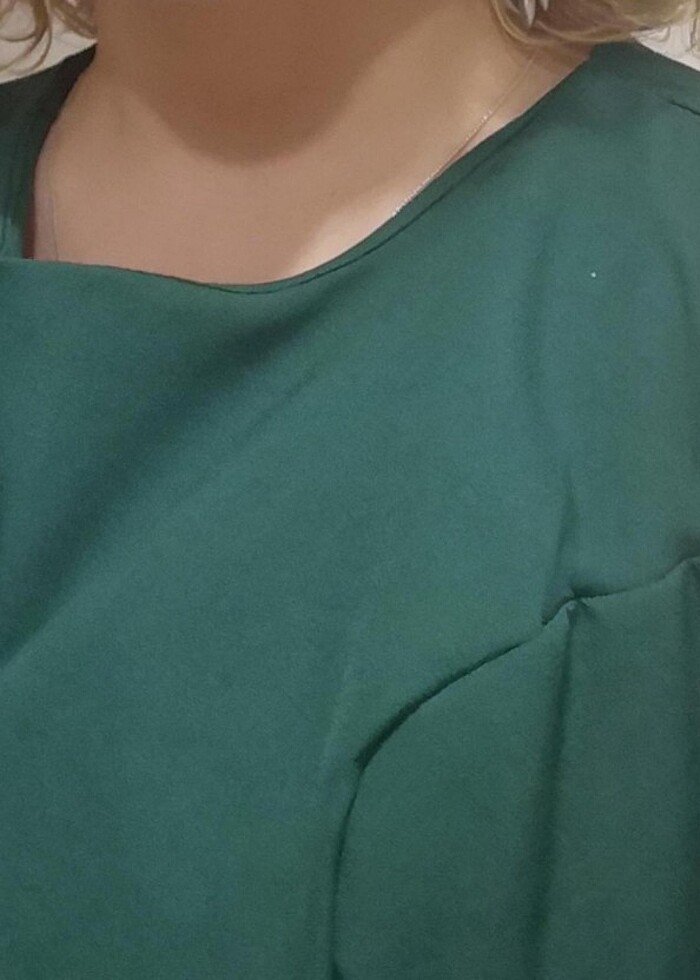 Zümrüt yeşili abiye - Görsel 3