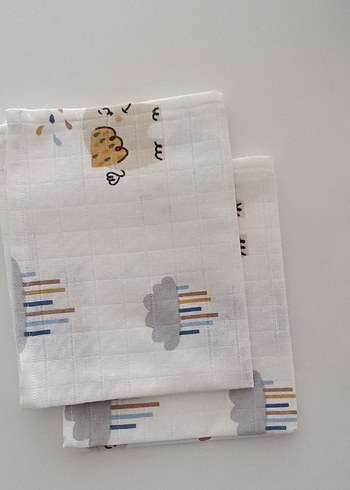 Nakışlı Pamuklu bebek pike seti 6 parça - Görsel 2