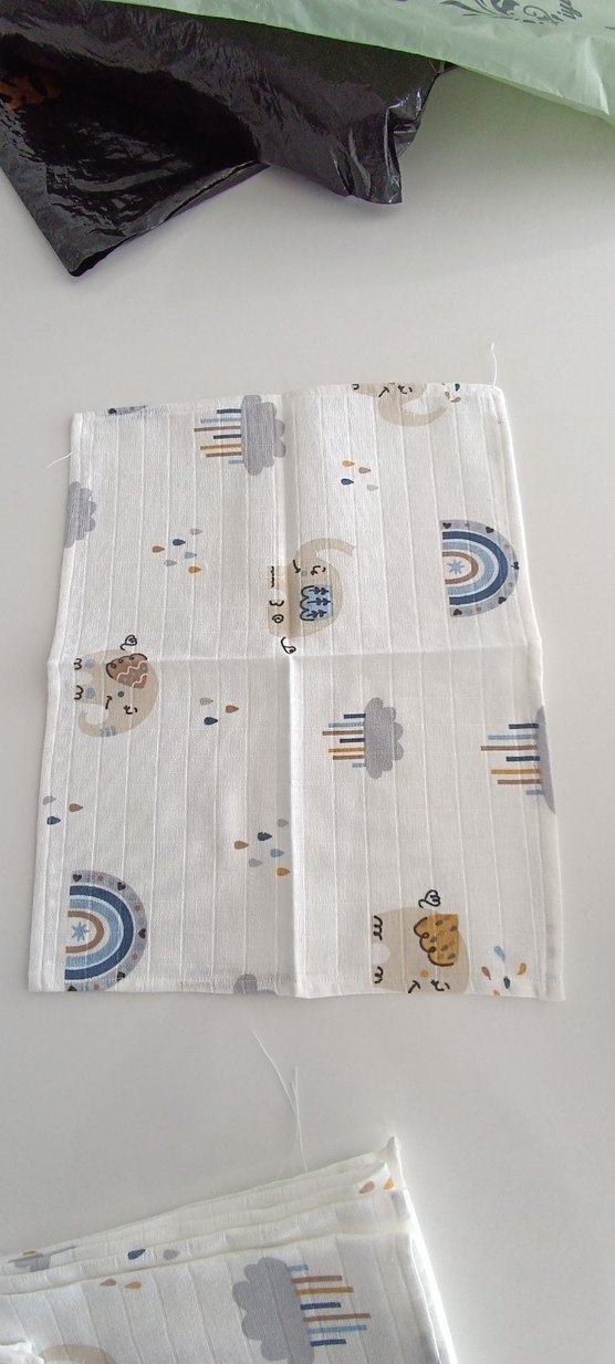 Nakışlı Pamuklu bebek pike seti 6 parça - Görsel 5