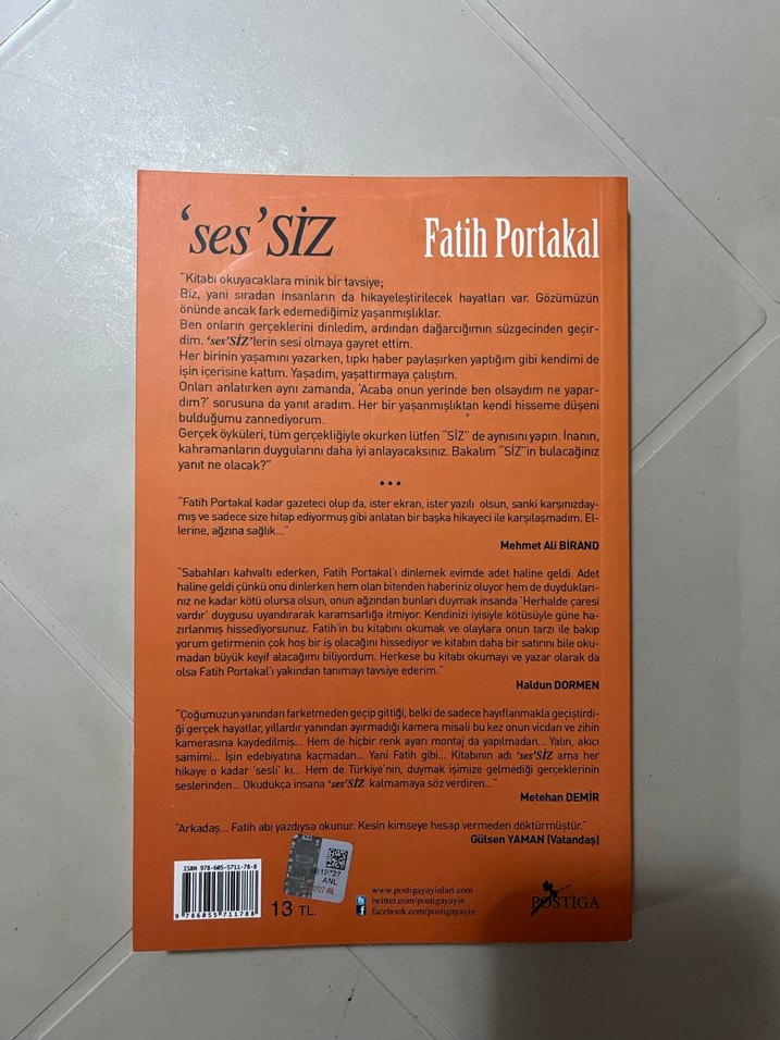 Fatih Portakal - 'Ses'siz' - Görsel 2