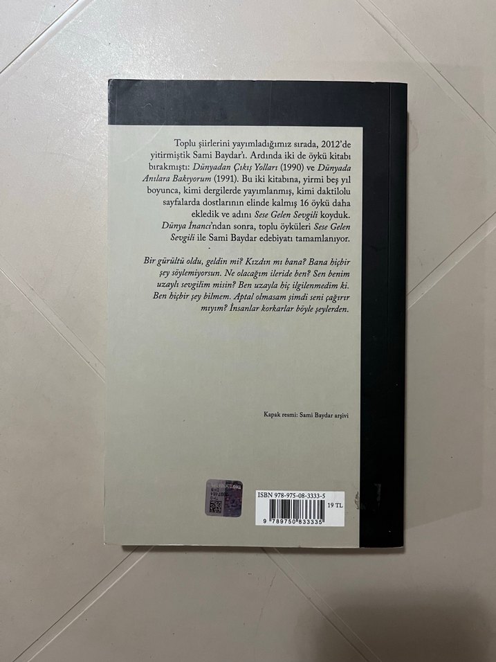 Sese Gelen Sevgili - Sami Baydar - Görsel 2
