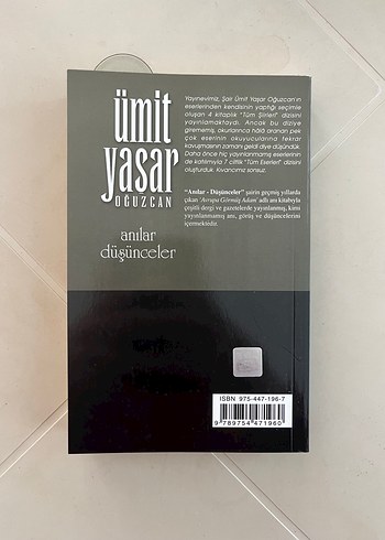 Ümit Yaşar Oğuzcan Anılar Düşünceler - Görsel 2