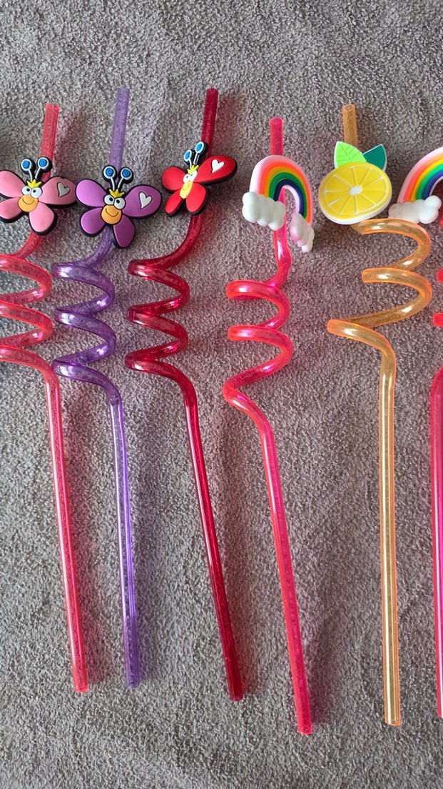 Renkli Spiral Parti Pipetleri - Görsel 4