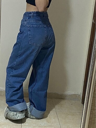 s Beden mavi Renk Baggy Jean