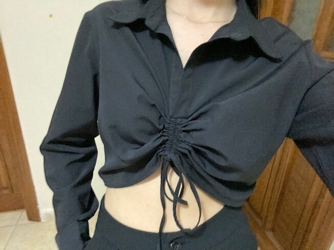 s Beden Uzun Kollu Crop