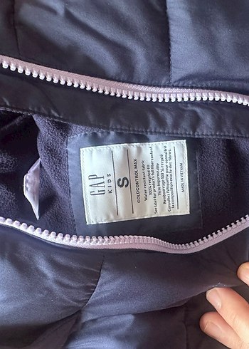 Gri Kapüşonlu Fermuarlı Kız Çocuk Kışlık Mont - Görsel 2